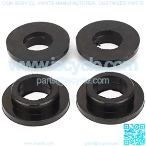 Shock Absorber Bushing Mount Front Rear Suspension Bushings Kit Rubber for ATV Snowmobile - 0604-310 (Pack of 4)