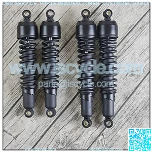 335mm 370mm Motorcycle Shocks Absorbers Rear Suspension Fit for YMAHA Suzuki Fit for Kawasaki Aprilia Benelli Scooter Bikes ATV,Motorcycle Suspension Strut Shock Absorbers (Color : 335mm)