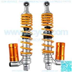 Motorcycle Shock Absorber Motorcycle 320mm/340mm/ 360mm Adjust Damping Shock Absorber Rear Suspension Fit for Yamaha Motor Scooter ATV Quad BWS Nmax Xmax Aerox Motorcycle Shock Absorber