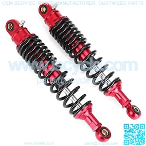 Rear Shock 330mm Universal Motorcycle Air Shock Absorber Rear Suspension Fit for Yamaha Fit for Hionda ATV Quad Dirt Bike 110cc-140cc Motorcycle Shock Absorber (Color : Red)
