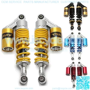 Spring Assemblies Motorcycle Shocks Universal 280mm 11" Eye Diameter 12mm 10mm Motorcycle Air Shock Absorber Rear Suspension Motor Scooter ATV D30 (Color : M99 15 1)