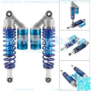 1 Pair Motorcycle 320mm Blue Air Shocks Rear Suspension ATV UTV Shocks For Honda, For Suzuki, For Yamaha, For Kawasaki