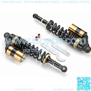 Motorcycle Shock Absorber 1 Pair Universal 360mm 14" Motorcycle Rear Air Shock Absorbers Suspension Fit for Yamaha/Fit for Suzuki Fit for ATV Dirt Bike Motorcycle Shock Absorber