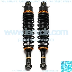 Motorcycle Shock Absorber 280mm 320mm 340mm Motorcycle Accessories Air Shock Absorber Rear Suspension Fit for Yamaha Motors Scooter Fit for ATV Quad Motorcycle Shock Absorber (Color : 340mm-B)