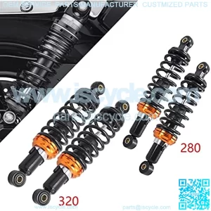 Motorcycle Hydraulic Shock Absorber Damper Suspension Assy for Honda Monkey Dirt Scooter ATV Cafe Racer Bobber Chooper 280 320mm (Color : 280mm)