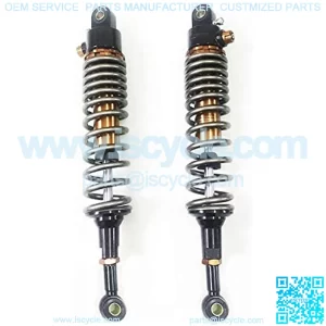 One Pair 400mm 410mm 420mm 430mm 440mm 450mm Motorcycle Shock Absorber Rear Suspension Fit for YMAHA Suzuki Kawasaki ATV,Air Shock Absorber Rear Suspension Shock Absorbers (Color : 420mm)