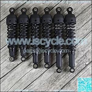 295mm 7.5mm spring Universal black Rear Shock Absorber Fit For Yamaha Fit For Suzuki Kawasaki BMW bikes Gokart ATV Motorcycles??Motorcycle Suspension Strut Motorcycle shock absorber ( Color : 295mm )