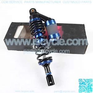 Universal MBM 320mm Motorcycle Nitrogen Air Shock Absorber Rear Suspension Fit for Yamaha Motor Scooter ATV Quad BWS X-MAX Aerox Motorcycle Absorber Motorcycle Suspension (Color : Blue)