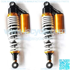 320mm 340mm 360mm Universal Shock Absorbers Fit for Yamaha Fit for Suzuki Fit for Kawasaki/Dirt Bikes/Gokart/ATV/Motorcycles and Quad??Motorcycle Suspension Strut Motorcycle Shock Absorber Rear
