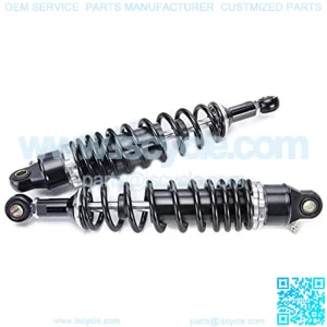 Motorcycle Air Shock Rear Shock Absorber 2pcs 320mm Black Silver Universals Motorcycle Dirt Street Fit for Motor Bike ATV Quad Rear Shock Absorber Rear Suspension Bumper D30