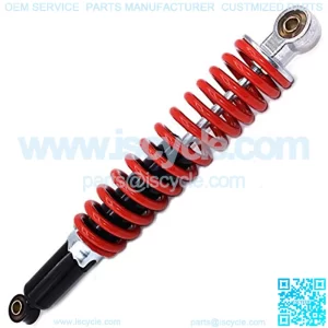Motorcycle Air Shock Rear Shock 350mm/13.8in Absorber Universal Fit for Dune Buggy Quad Dirt Bike ATV Aluminium Alloy Shock Spring Suspension (Color : Red)