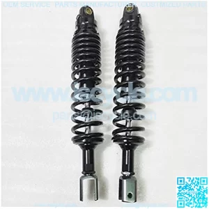 375mm 27mm Frok Universal Motorcycle Shock Absorber Rear Suspension Fit for Yamaha Suzuki Kawasaki Bikes Gokart ATV Quad Motorcycle Rear Spring Shock Absorber Motorcycle Shock Absorber