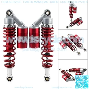 Pair Motorcycle 320mm Red Air Shocks ATV UTV Suspension Shock Absorbers For ATV UTV Go Kart Quad Dirt Bikes