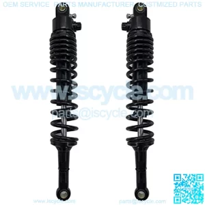 One Pair 400mm 410mm 420mm 430mm 440mm Motorcycle Shock Absorber Rear Suspension Fit for YMAHA Suzuki Kawasaki ATV,Motorcycle Suspension Strut Motorcycle Shock Absorber Rear (Color : 420mm)