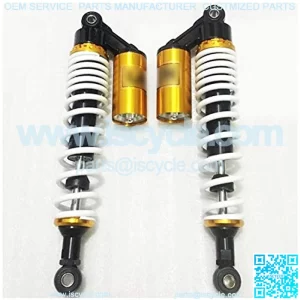360mm 370mm 375mm 380mm 400mm Motorcycle Shock Absorber Suspension Fit for Yamaha Suzuki Kawasaki Fit for Aprilia Fit for Benelli ATV Motorcycle Shock Absorber Rear Motorcycle Shock Absorber