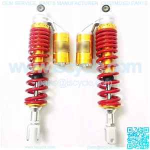 360mm 380mm Motorcycle Frok Air Shock Absorber Rear Suspension Fit For Yamaha Fit For Suzuki Kawasaki Aprilia Fit For Benelli ATV Motorcycle Rear Spring Shock Absorber Motorcycle Shock Absorber