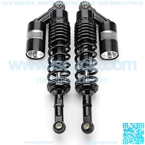 2pcs Universal Motorcycle Motorbike 360mm 14" Rear Air Shock Absorbers Suspension Fit for Yamaha Fit for Suzuki Scooter ATV Quad Motorcycle Rear Damping Motorcycle Shock Absorber