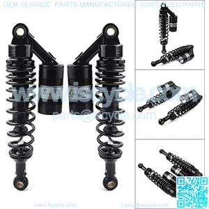 Universal Motorcycle 320mm 12.5" Black Air Shocks ATV UTV Rear Suspension Shocks For ATV UTV Go Kart Quad Dirt Bikes