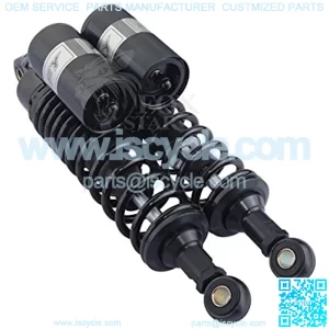 Universal Motorcycle Shock Absorber Rear Suspension Air 320mm 330mm 12.6" Black Pair