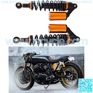 Motorcycle Absorber Rear Adjustable Suspension Air Shock 320mm/12.5 Replacement for Honda Yamaha Suzuki Kawasaki CB750 CB1300