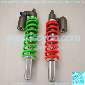 Suspension Shock 405mm Universal Fork Motorcycle Shock Absorbers for KLX250 ATV Quad Trike Moped Scooter 1PCS for Bike ??car (Color : Green)