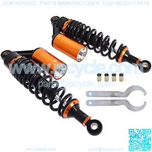 320mm Universal Motorcycle Absorber Adjustable Suspension Air Shock Replacement for Honda Yamaha Suzuki Kawasaki 12.5 Inch