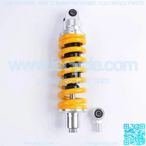 1 Piece Shock Absorber 360mm 14.2 inches Round Ends Motorcycle Replacement Universal for Scooter Atv Quad Dirt Sport Bike Go Kart Suzuki Kawasaki Yamaha Ducati Yellow