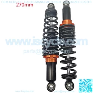 270mm 10.63"-290mm 11.42" Motorcycle Rear Shock Absorber for Pit Dirt Bike Quad ATV Go Kart Buggy Honda Suzuki Yamaha Kawasaki Motorcycle (270mm)