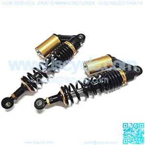340mm Universal Motorcycle Rear Air Shock Absorbers Compatible with 150CC-750CC Karting Scooter ATV Yamaha Suzuki Honda Kawasaki