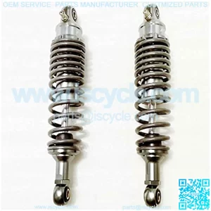 300mm 305m Universal Motorcycle Rear Suspension Shock Absorbers Fit For Yamaha Fit For Suzuki Kawasaki Dirt Bikes Gokart ATV And Quad Motorcycle Rear Spring Shock Absorber Motorcycle Shock Absorber
