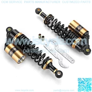 Shock Absorbers 320mm 12.5" Motorcycle Rear Air Shock Absorbers Suspension Fit for Yamaha Fit for Suzuki Motor Scooter ATV Quad Motorcycle Shock Absorber (Color : Gold)