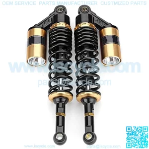 Motorcycle Shock Absorber 2pcs Universal Motorcycle Motorbike 360mm 14" Rear Air Shock Absorbers Suspension Fit for Yamaha/Fit for Suzuki Scooter Fit for ATV Quad Motorcycle Shock Absorber