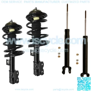 2 Front Complete Struts W Springs + 2 Rear Shocks Fit Nissan Altima 2007 - 2012