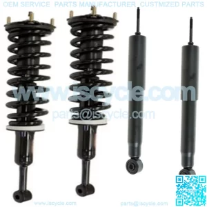2 Front Complete Struts Springs + 2 Rear Shocks Fit 2007 - 2021 Toyota Tundra