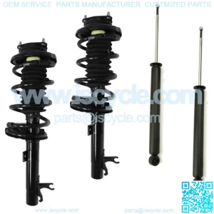 2 Front Complete Struts Springs Mount + 2 Rear Shocks Fit 2006 - 2011 Ford Focus