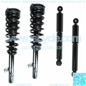 Full Set 2 Front Complete Struts + 2 Rear Shocks Ford Fusion 2.3L 4cyl Only