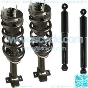 2 Front Complete Struts Springs Mounts + 2 Rear Shock Fit 07-13 Silverado Sierra