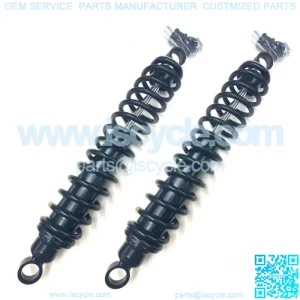 2 New Rear Coil-Over Shocks Fit 1996-1998 Arctic Cat Bearcat 454 Non Adjustable