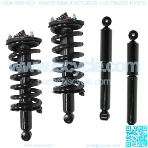2 Front Complete Struts Springs + 2 Rear Shocks Fit 2004-2011 Armada 4WD Only