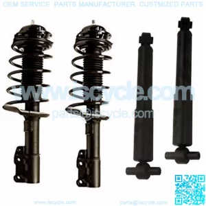 2 Complete Struts Springs Mount 2 Rear Shocks Fit Enclave Acadia Traverse Acadia