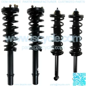 Full Set - 4 Complete Struts With Springs Mounts Fit Honda Accord With Warranty