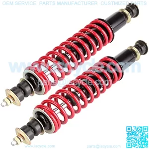 Golf Cart Heavy Duty Coil Shock Absorber Kit, EZGO TXT Front Rear Coil Verload Shocks for Medalist, Marathon, ST350 1994-up Gas or Electric Golf Cart, Replaces OEM# 70630-G01 76418-G01-