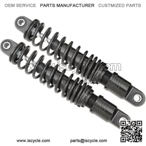 12" Ride-Height Adjustable Shocks Black #174175 Harley Davidson