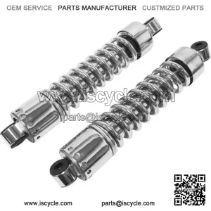 4-Speed Shocks with Short Cover Chrome 13.5" Harley Davidson Duo Glide