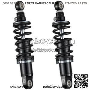 Universal Shicane Mono R Twin Shocks 360mm to 370mm Black