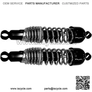 Shocks 335mm Chrome Black #17-05512 fits Suzuki/Kawasaki/Yamaha