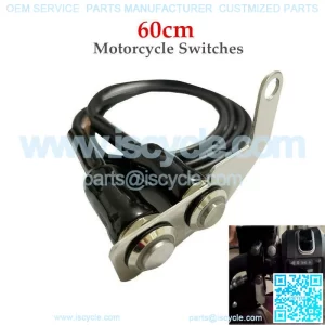 Motorcycle ATV Dirt Bike Refit Handle Bar Switch Control Button & Wiring Harness