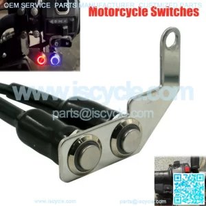 ATV Motorcycle Refit Handle Bar Switch Control Button & Wiring Harness Assembly