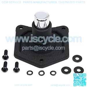 Cycles Black Solenoid Cover Starter Push Button