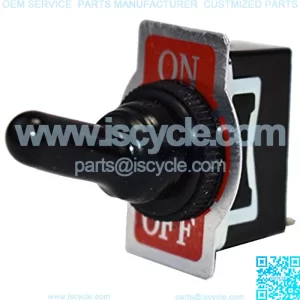 A-Team Performance SPST ON-Off Heavy Duty 20 Amp AC/DC Toggle Switch with Weatherproof Neoprene Boot